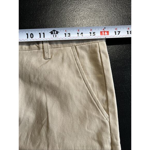Old Navy Pants Women's 14 Plus Khaki Chino Straight Built In Flex Preppy Office - Picture 8 of 10